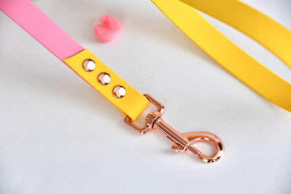 PLUMERIA biothane leash