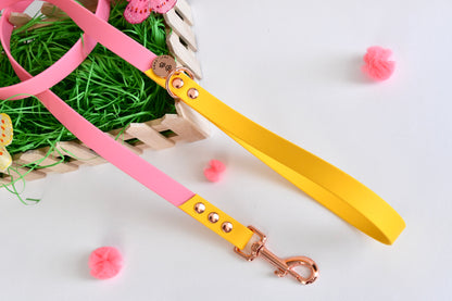 PLUMERIA biothane leash
