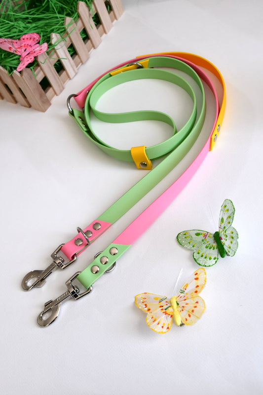 BUTTERFLIES biothane multi leash