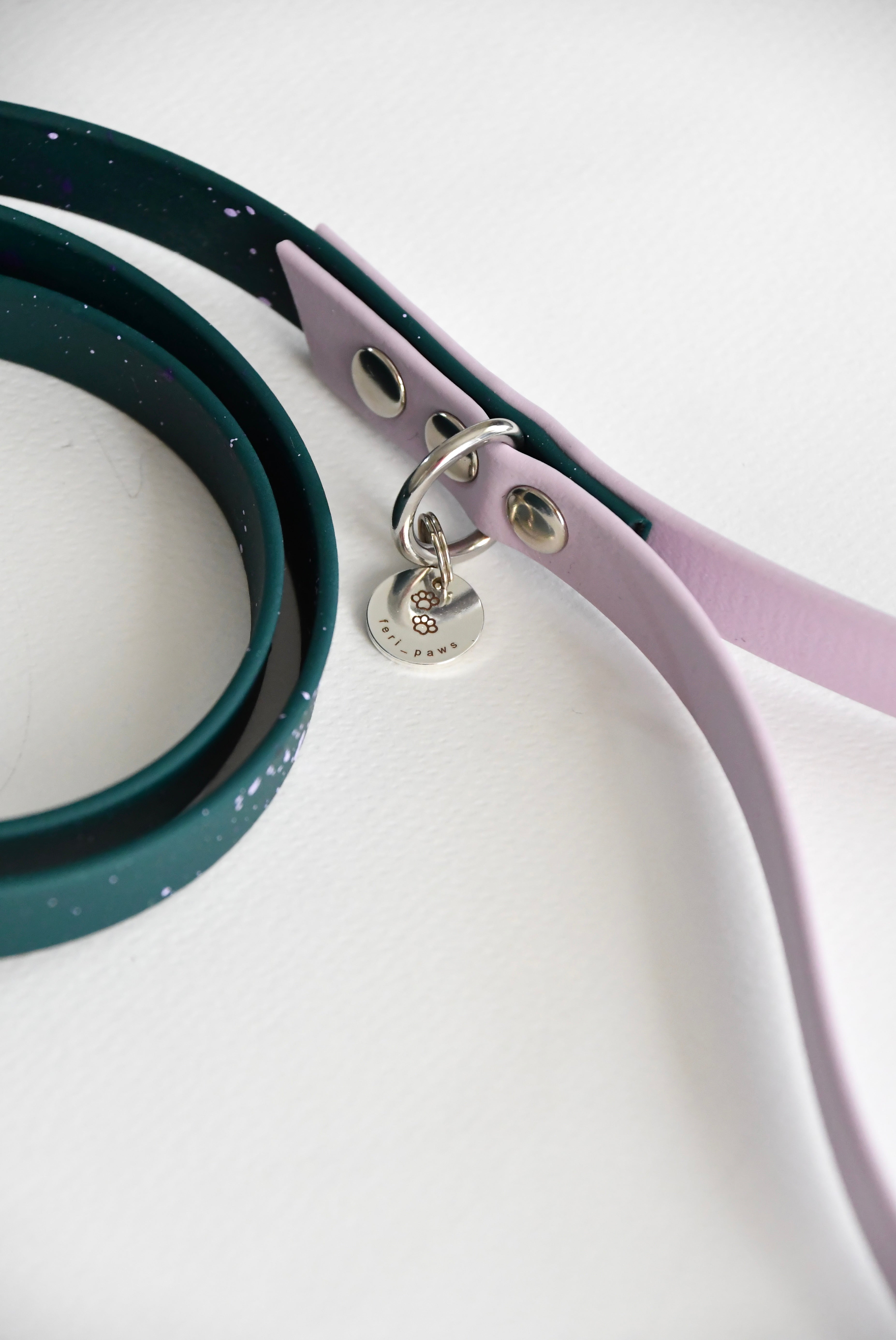 SLIP LEAD 2.0 FERI DUST forest green and lilac